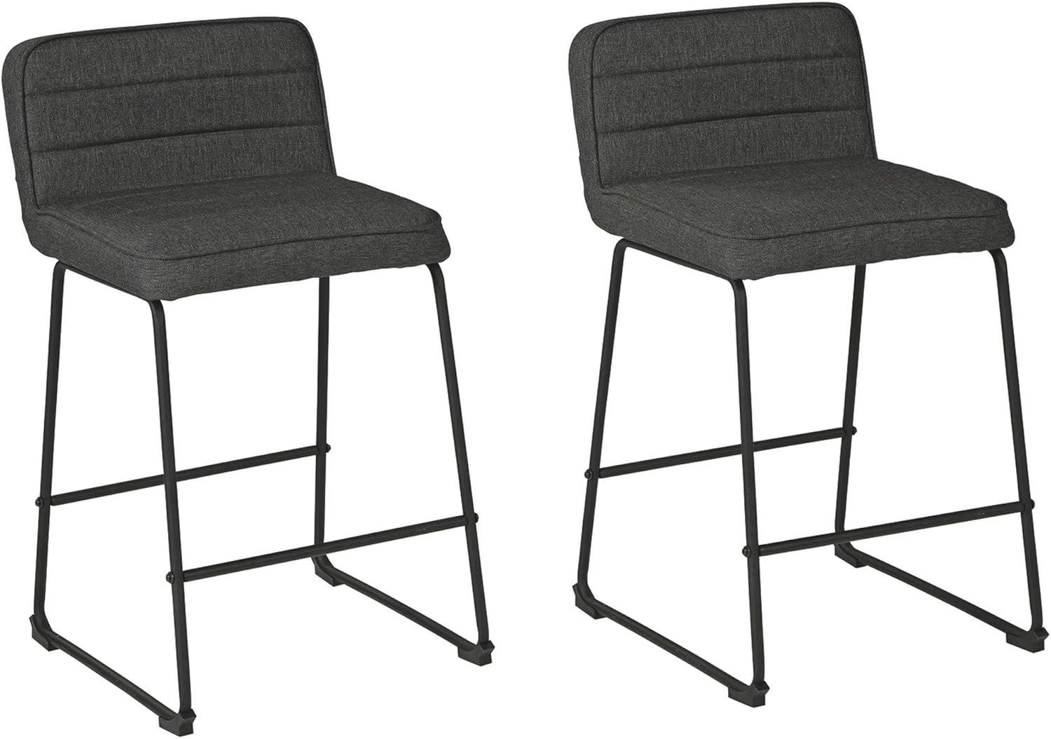 Our Honest Take on the Benjara Gray Barstools Set of 2
