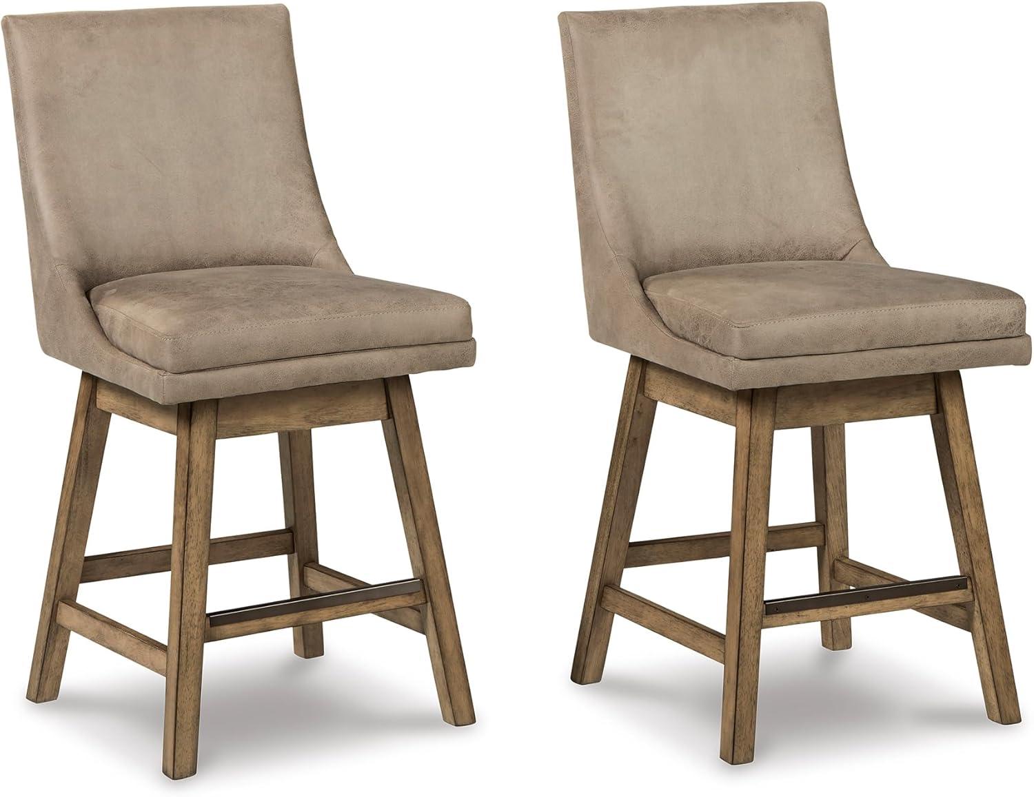 Our Honest Take on Ashley Tallenger Beige Barstools Set of 2