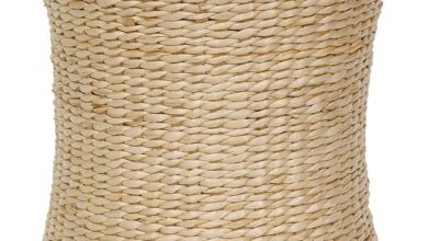 Exploring the Red Lantern Woven Fiber Stool: Our Versatile Find