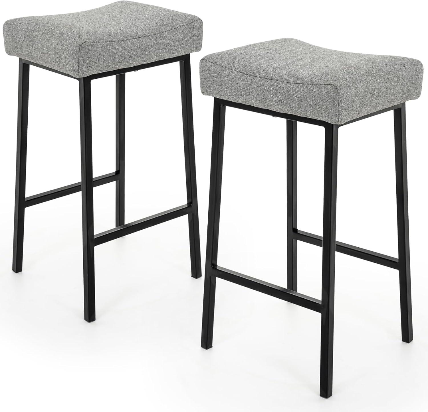 Our Honest Take: Light Grey Saddle Bar Stools for Every Counter