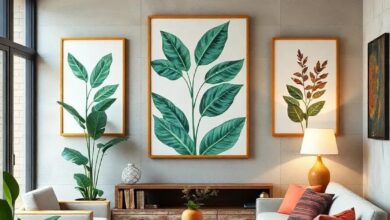25 Stunning Biophilic Wall Art Ideas with Botanical Prints to Refresh Your Space