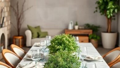 23 Fresh Herb-Inspired Spring Table Settings to Brighten Your Dining Experience