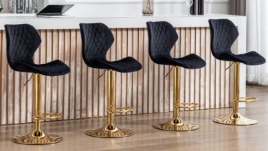 Our Honest Take on EALSON Velvet Swivel Bar Stools Set