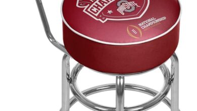 Our Take on the Trademark Gameroom Ohio State Swivel Bar Stool