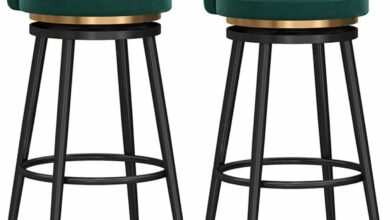 Why We Love Our Farmhouse Velvet Swivel Bar Stools: Stylish & Sturdy