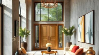 23 Stunning High-End Entryway Ideas Featuring Glamorous Gold Finishes