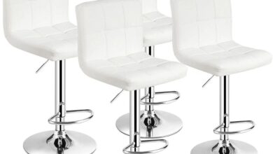 Why We Trust the OMIDM Adjustable White Bar Stools for Style & Comfort