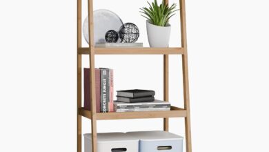 How We Organized Our Space with the SMIBUY Bamboo Ladder Rack