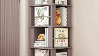 Why We Love Our 360° Rotating 4-Tier Bookshelf Storage Rack