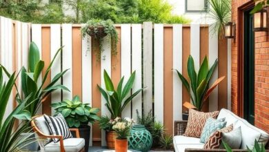 23 Painted Garden Fences Bursting with Personality to Brighten Your Outdoor Space