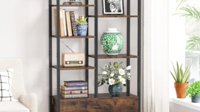 How We Organized Our Space with Tribesigns’ Industrial Bookshelf