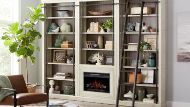 Transforming Our Space: Reviewing the 8′ Bookcase Wall with Fireplace
