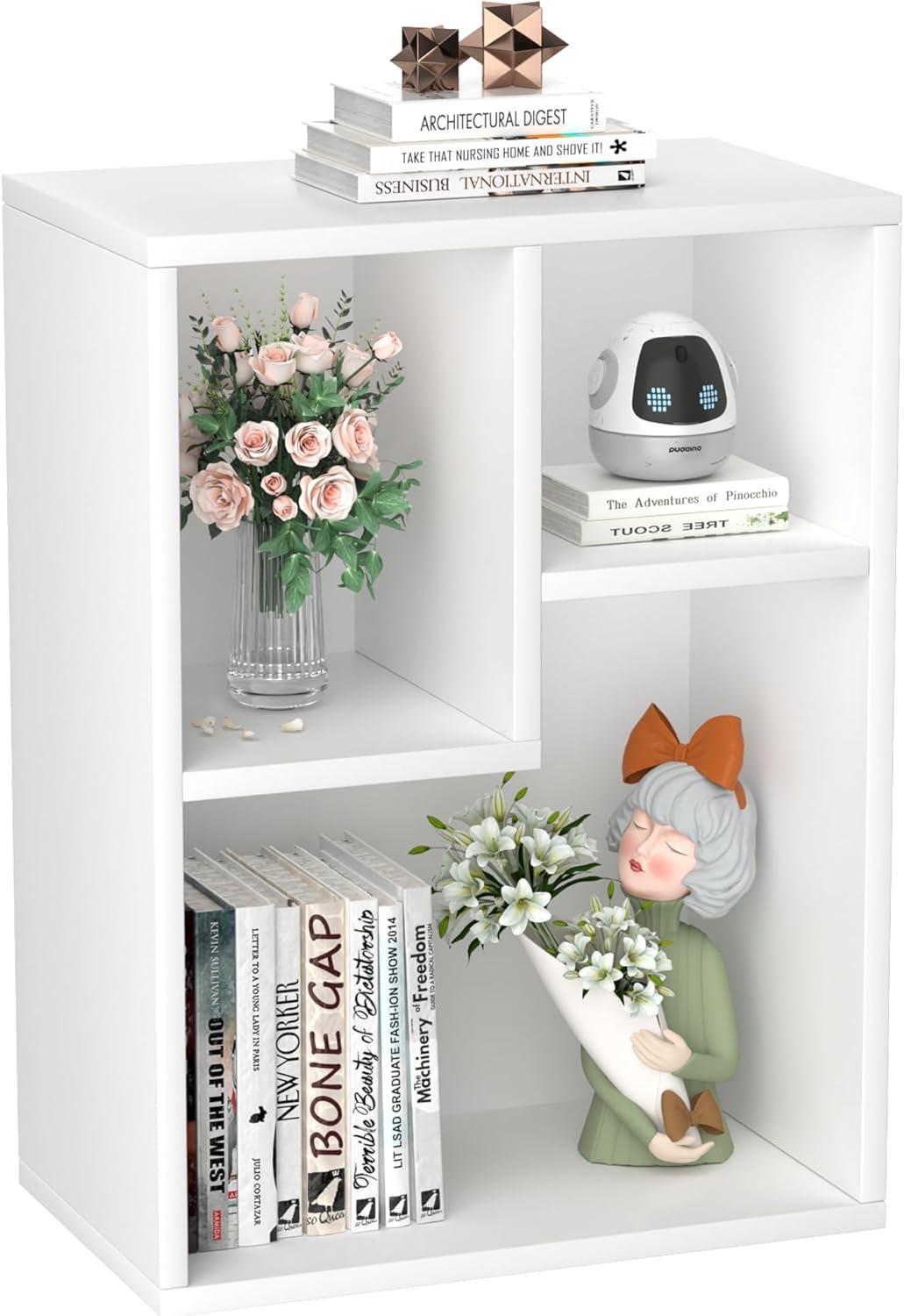 How We Organized Our Space with the VECELO 3-Cube Bookshelf