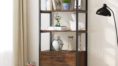 How We Organized Our Space with the Tribesigns 4-Tier Bookcase