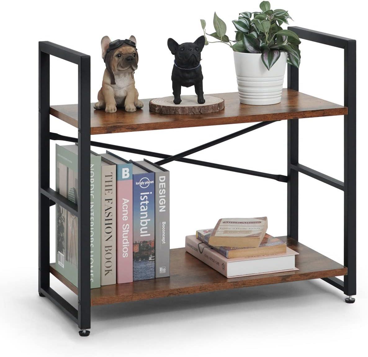 Our Take on the CAPHAUS 2-Tier Bookshelf: Stylish and Sturdy Storage