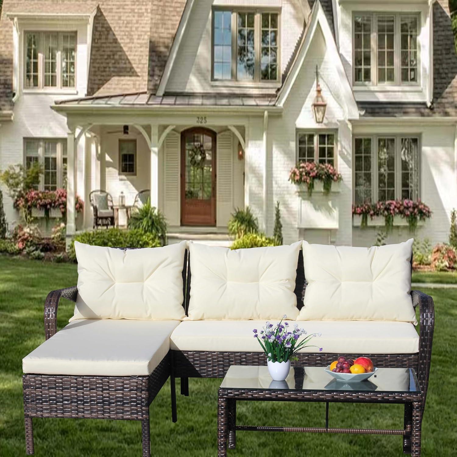 Our Honest Take: Cozy Comfort with This 3-Piece Patio Set