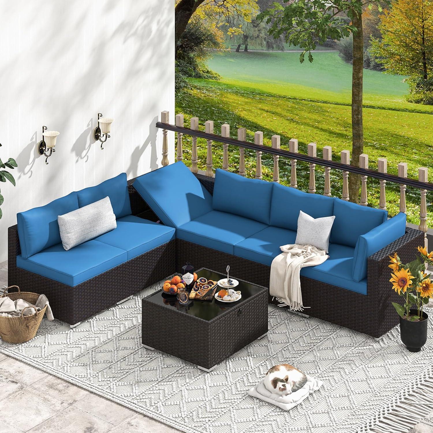 How We Loved the Flexibility of This 7-Piece Patio Set