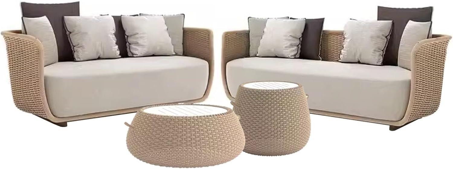 Our Honest Take on the Beige Wicker Patio Set for Outdoor Relaxation