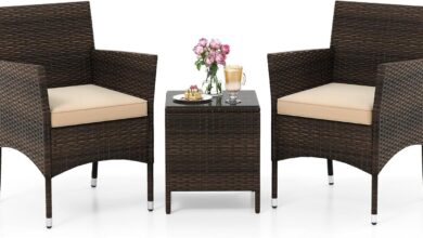 Our Relaxing Retreat: Reviewing the KOTEK 3-Piece Patio Set