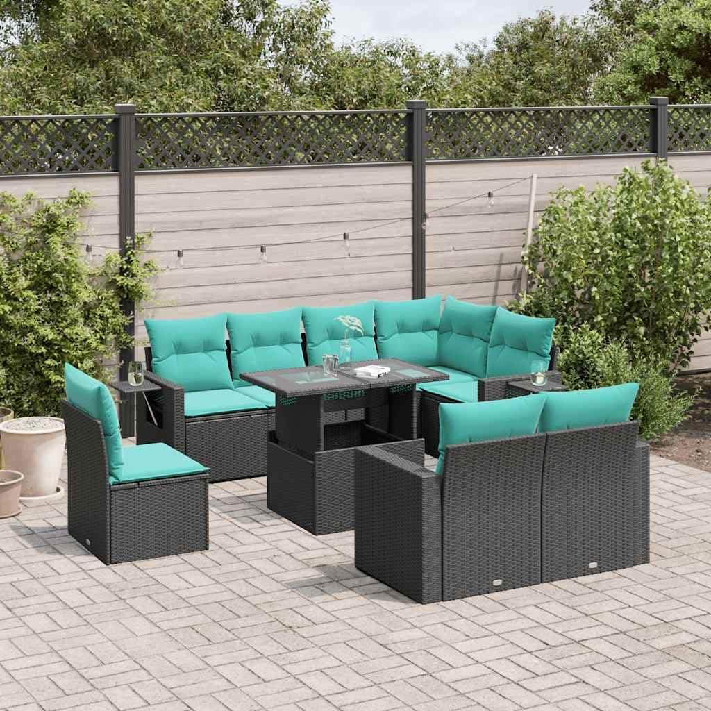 How We Transformed Our Patio with This 9-Piece Rattan Set