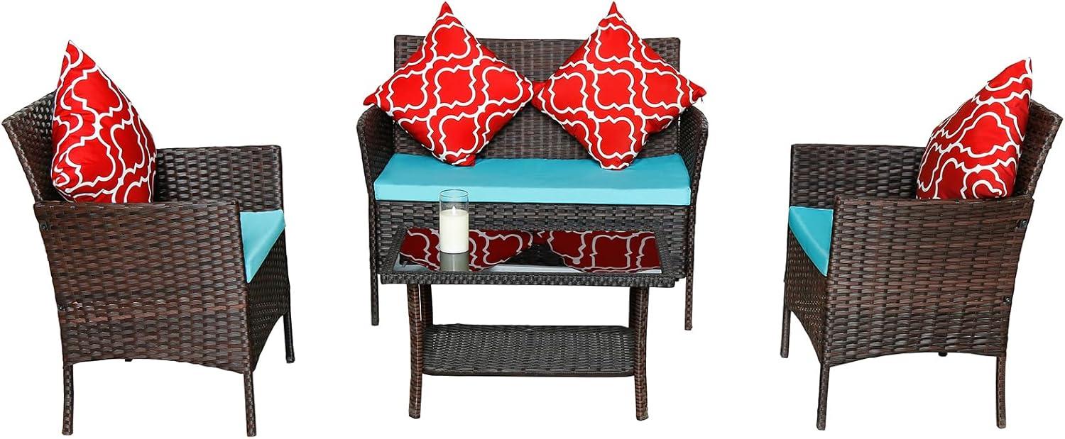 How Our 4-Piece Wicker Set Transformed Outdoor Relaxation