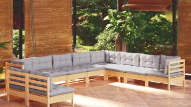How We Transformed Our Outdoor Space with This Pinewood Patio Set
