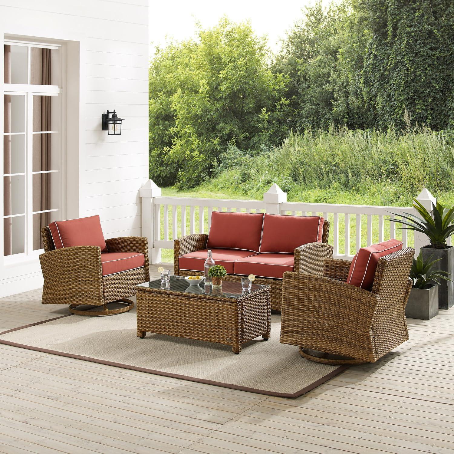 Our Honest Take on the Maykoosh 4-Piece Outdoor Swivel Rocker Set