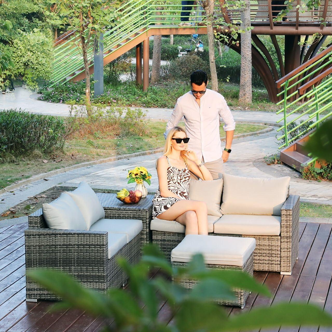 Our Take on the DHPM 4-Piece Sectional Patio Sofa Set