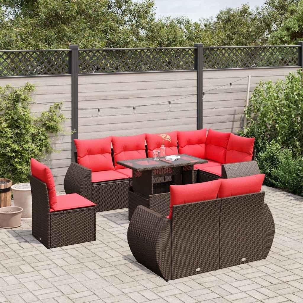 How We Made Outdoor Living Cozy with This 9-Piece Patio Sofa Set