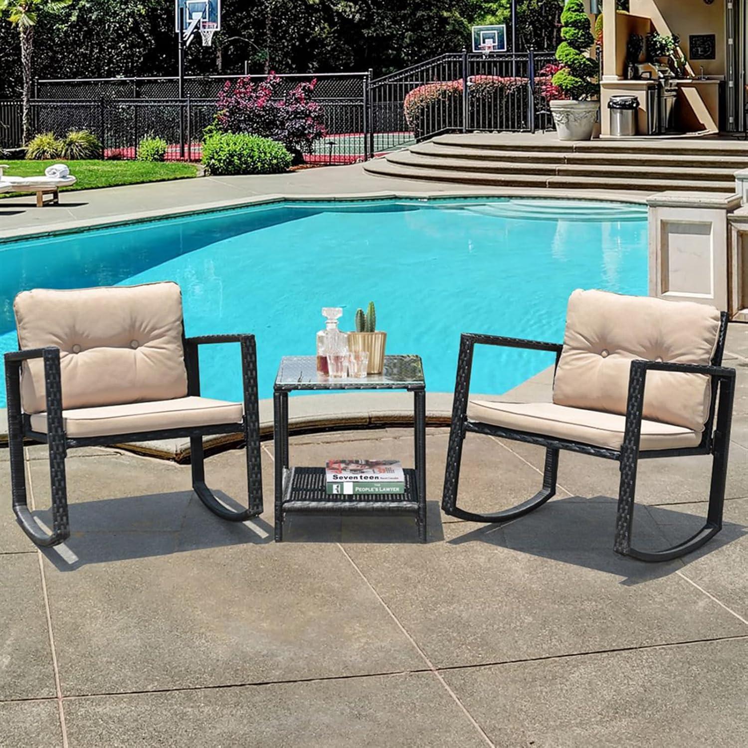Our Relaxing Retreat: MARURY 3-Piece Outdoor Conversation Set Reviewed