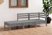 Our Take on the Stylish Gray Pinewood 3-Piece Patio Set