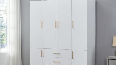 Our Honest Take on the ClassyCabin 4-Door Armoire Wardrobe
