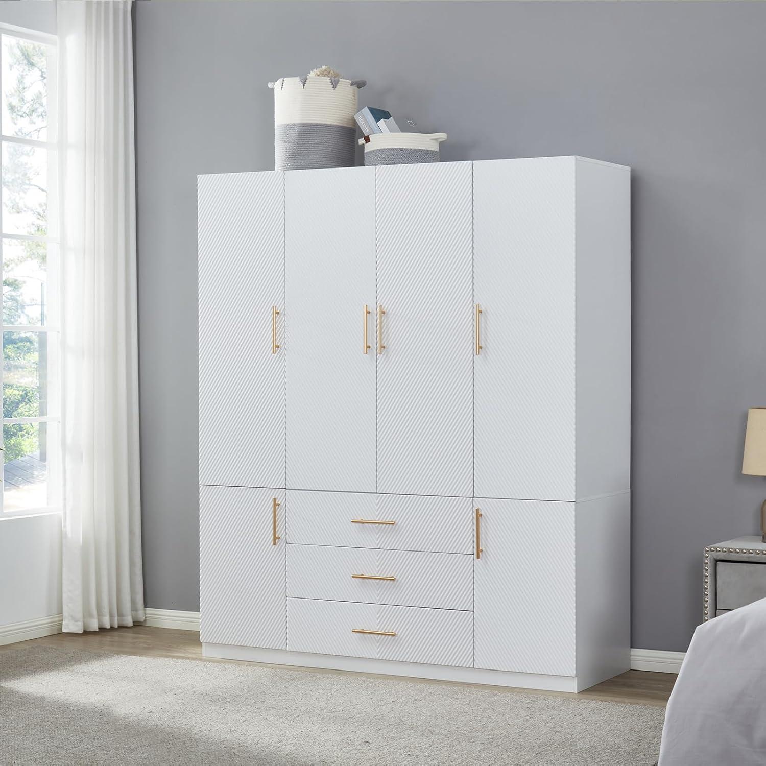 Our Honest Take on the ClassyCabin 4-Door Armoire Wardrobe
