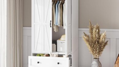 Our Honest Take on Maupvit’s Farmhouse Armoire with Barn Doors