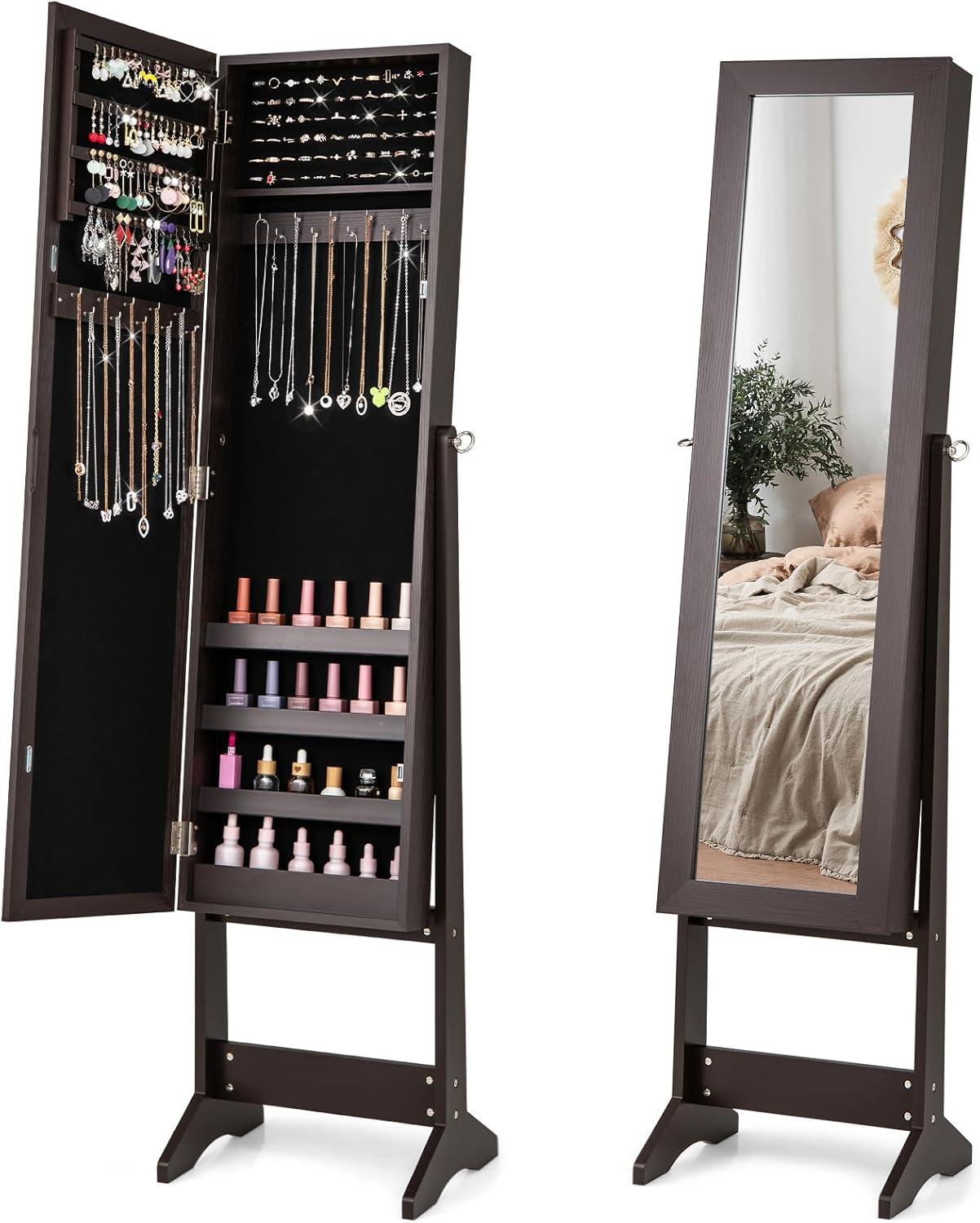 How Our COSTWAY Jewelry Armoire Transforms Storage and Style