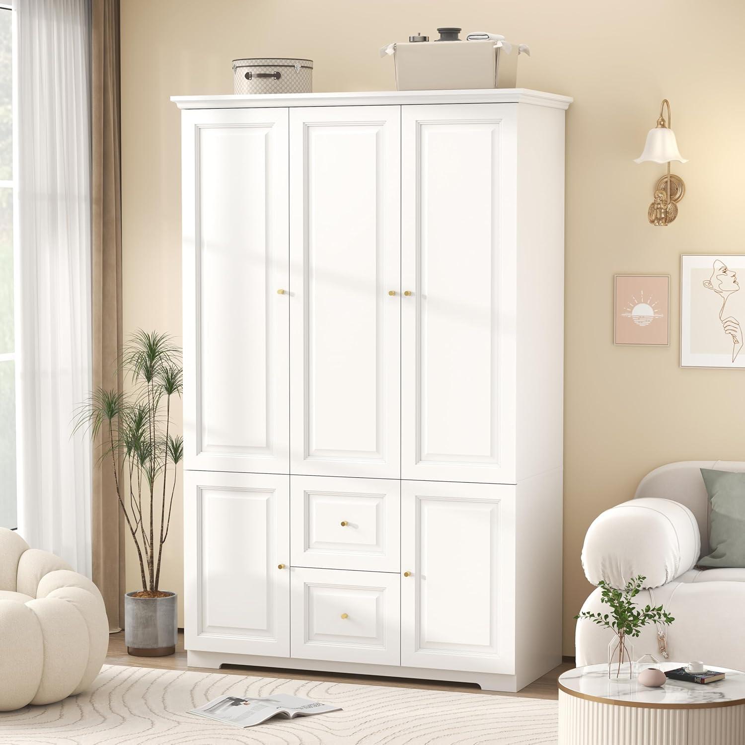 Our Take on the White Armoire: Stylish, Spacious, and Sturdy