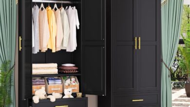 Our Honest Take on the Steel Armoire Wardrobe Closet’s Storage Power