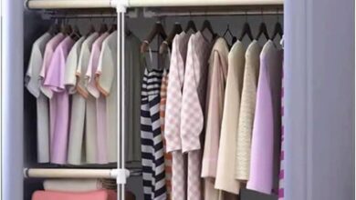 How We Organized Our Space with a Stylish Portable Wardrobe
