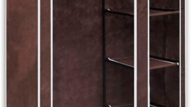 Our Take on the EVERSTRO Brown Fabric Wardrobe: Space-Saving & Sturdy