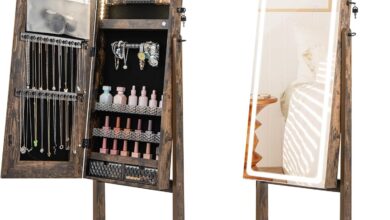 How We Organize and Glow with the GOFLAME Jewelry Cabinet