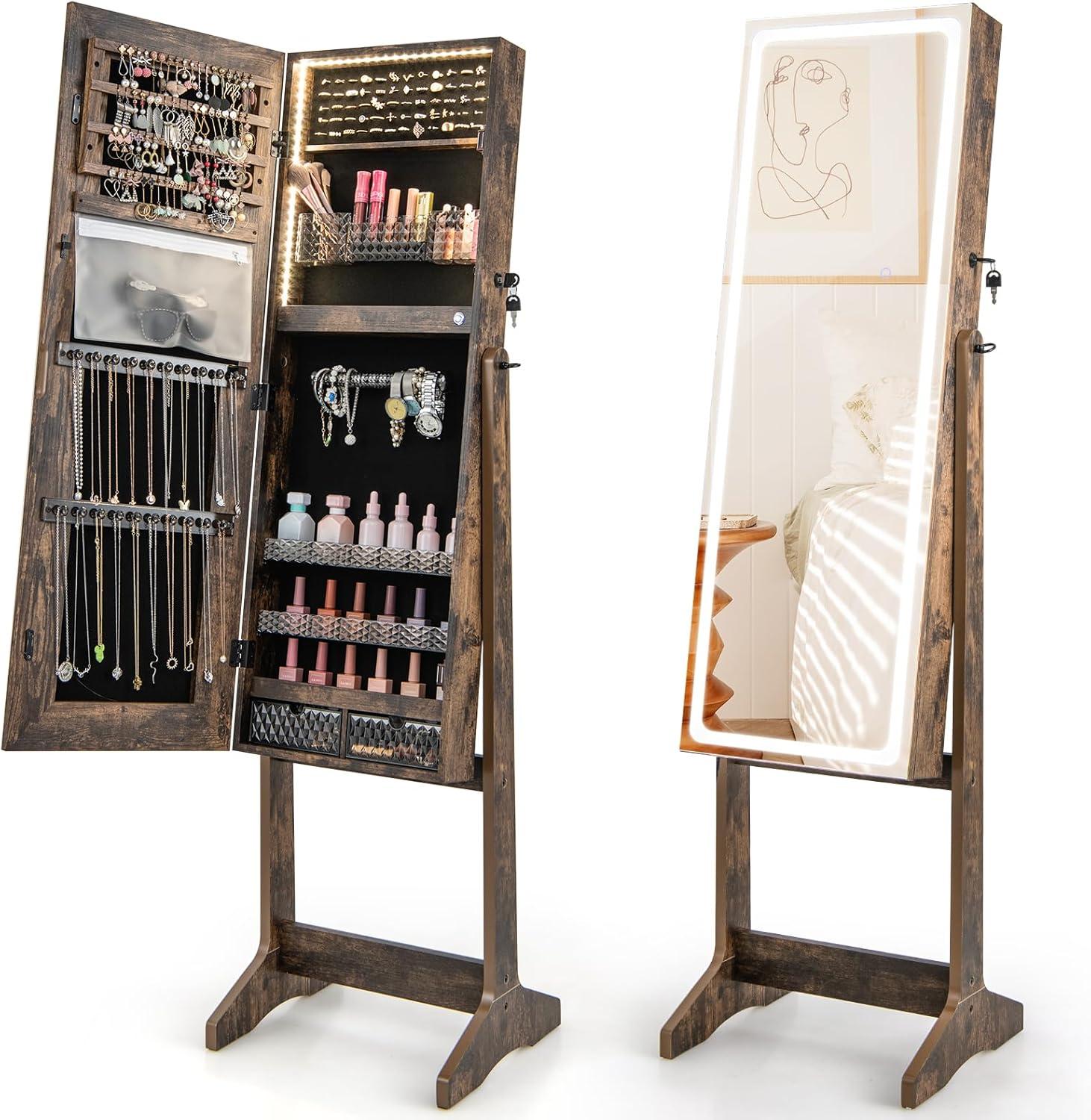 How We Organize and Glow with the GOFLAME Jewelry Cabinet