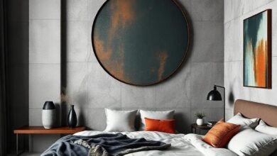23 Striking Bedroom Wall Decor Ideas with Dark Tones to Elevate Your Space