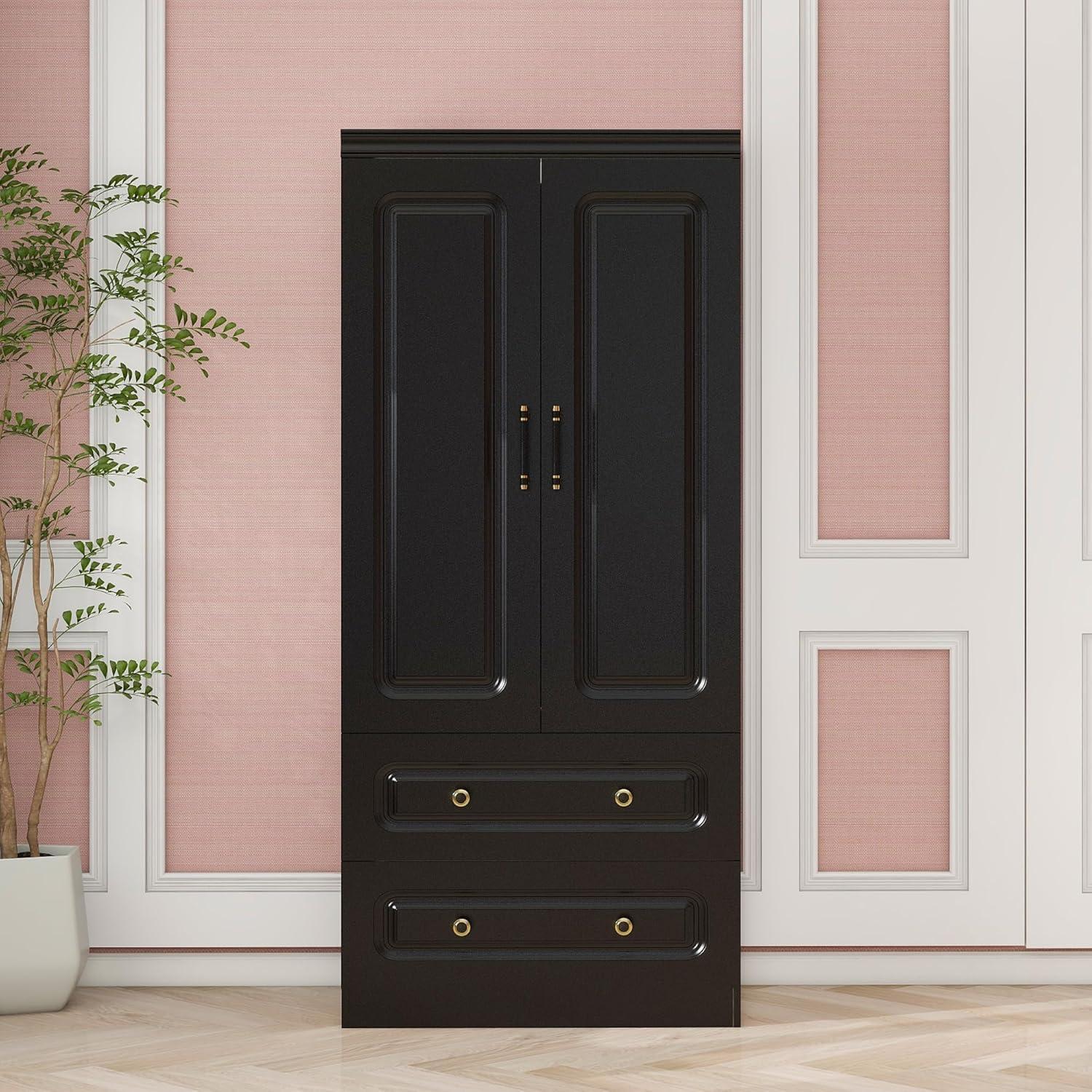 Our Honest Take on the GraceGrove Wooden Armoire: Style Meets Space