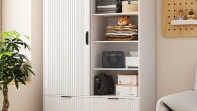 Our Honest Take on the Stylish White Barn Door Wardrobe Closet