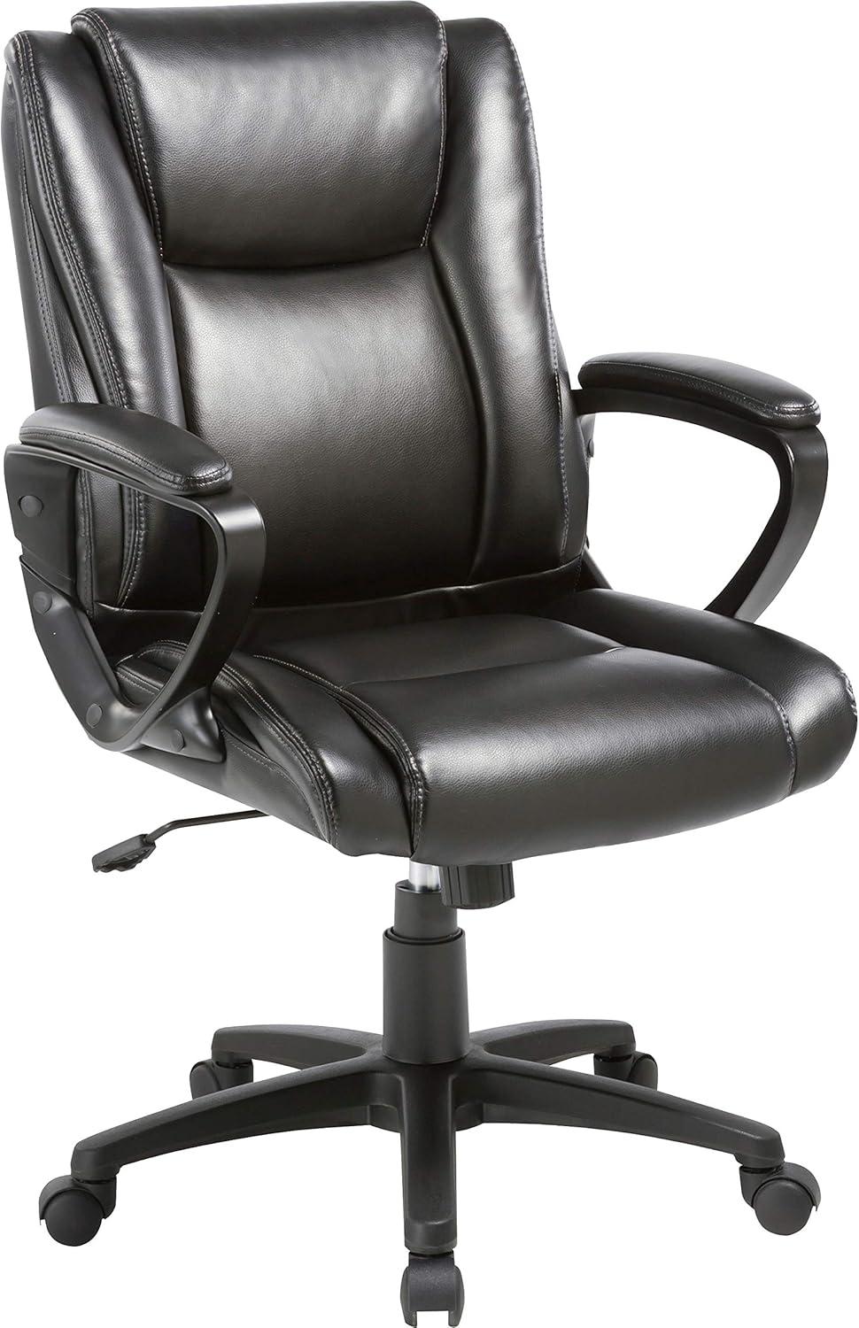 Our Honest Take on the Lorell Soho High-Back Black Leather Chair