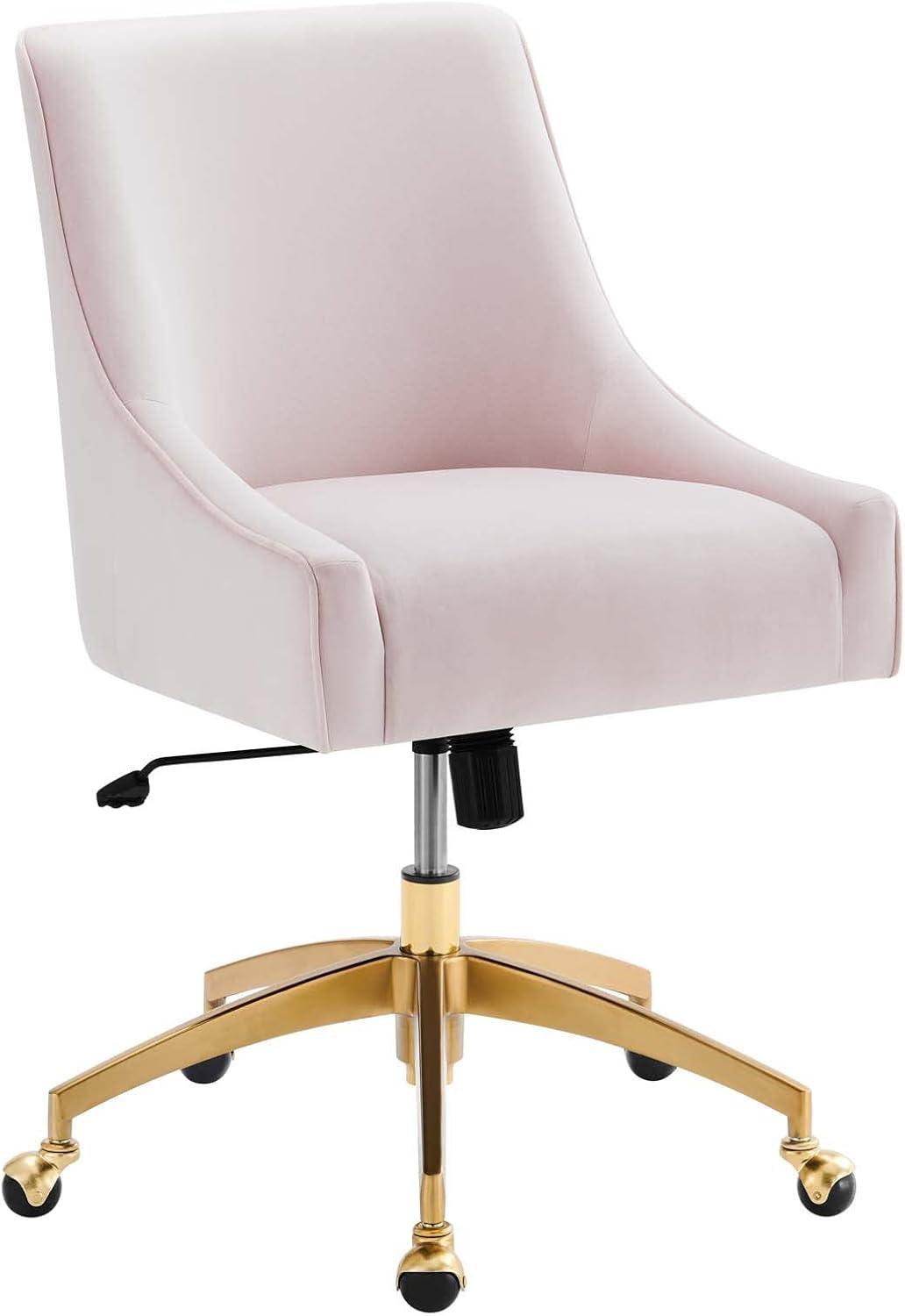 Our Take on the Modway Discern Velvet Swivel Chair in Pink