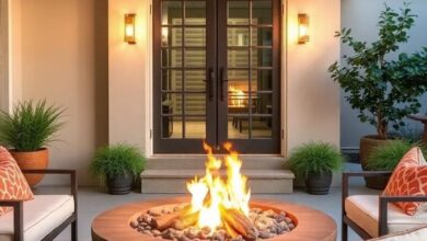 23 Brilliant Fire Bowl Table Ideas to Transform Your Front Yard Centerpiece