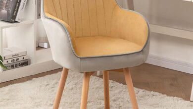 Our Take on the Cozy Mid-Century Velvet Swivel Desk Chair