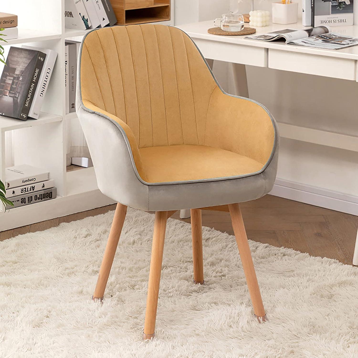 Our Take on the Cozy Mid-Century Velvet Swivel Desk Chair
