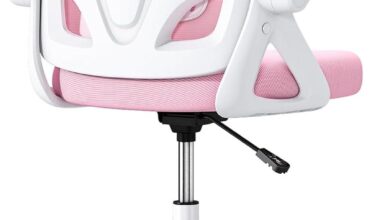 Our Review: Comfortable and Sturdy Pink Drafting Chair for Home Use